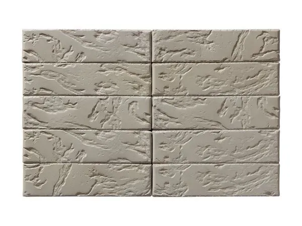 Кирпич керамический лицевой ЖКЗ серый рустик 1 НФ в Екатеринбурге