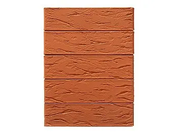 Кирпич керамический лицевой ОСМиБТ красный рустик 0,7 НФ