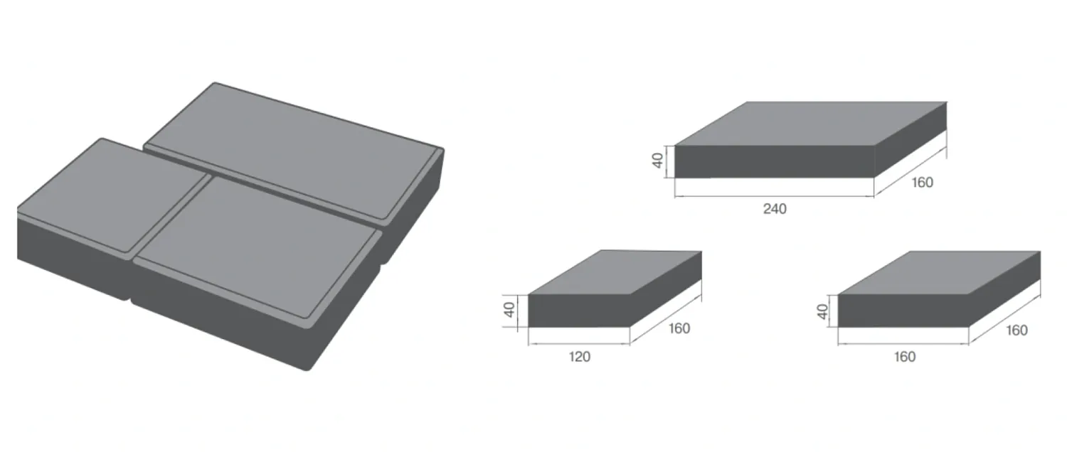 Тротуарная плитка BRAER Старый город "Венусбергер"