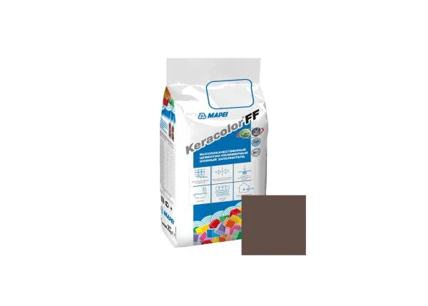 Затирка швов Mapei Keracolor FF №144 5кг Шоколад – купить по низкой цене в Екатеринбурге в интернет-магазине Стройснаб Затирка швов Mapei Keracolor FF №144 5кг Шоколад