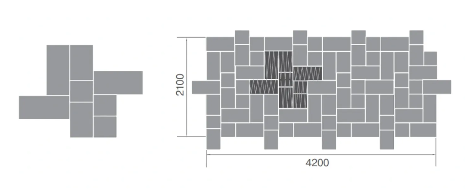 Тротуарная плитка BRAER Триада