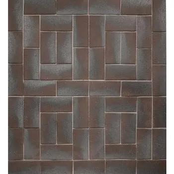 Плитка клинкерная тротуарная ЛСР Франкфурт Серебро коричневый Классик 200*100*50 в Екатеринбурге