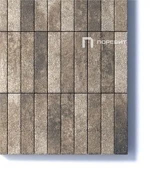 Тротуарная плитка Поревит Колормикс гранит "ПАРКЕТ" Б.8.П.8