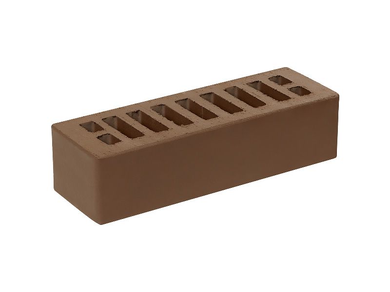 Кирпич керамический лицевой ОСМиБТ коричневый гладкий 0,7 НФ – купить по низкой цене в Екатеринбурге в интернет-магазине Стройснаб Кирпич керамический лицевой ОСМиБТ коричневый гладкий 0,7 НФ в Екатеринбурге