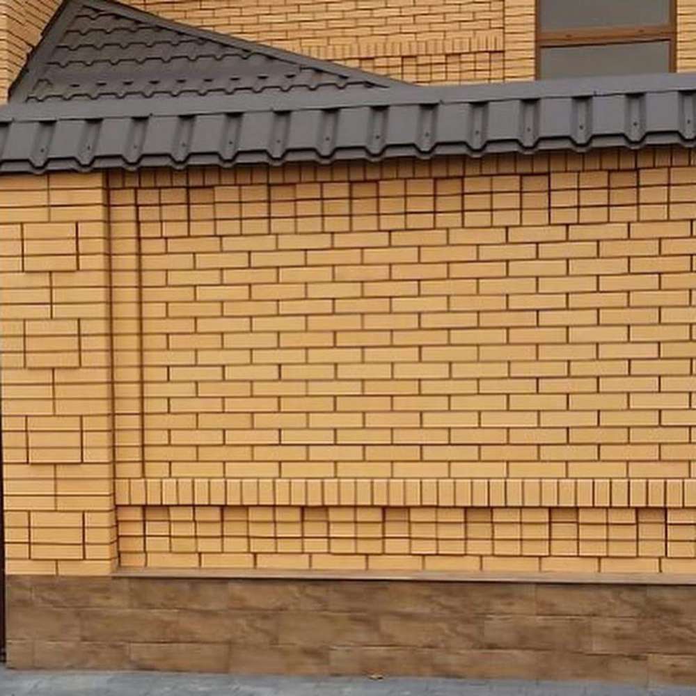 Кирпич керамический лицевой ЖКЗ соломенный гладкий 0,5 НФ – купить по низкой цене в Екатеринбурге в интернет-магазине Стройснаб Кирпич керамический лицевой ЖКЗ соломенный гладкий 0,5 НФ в Екатеринбурге