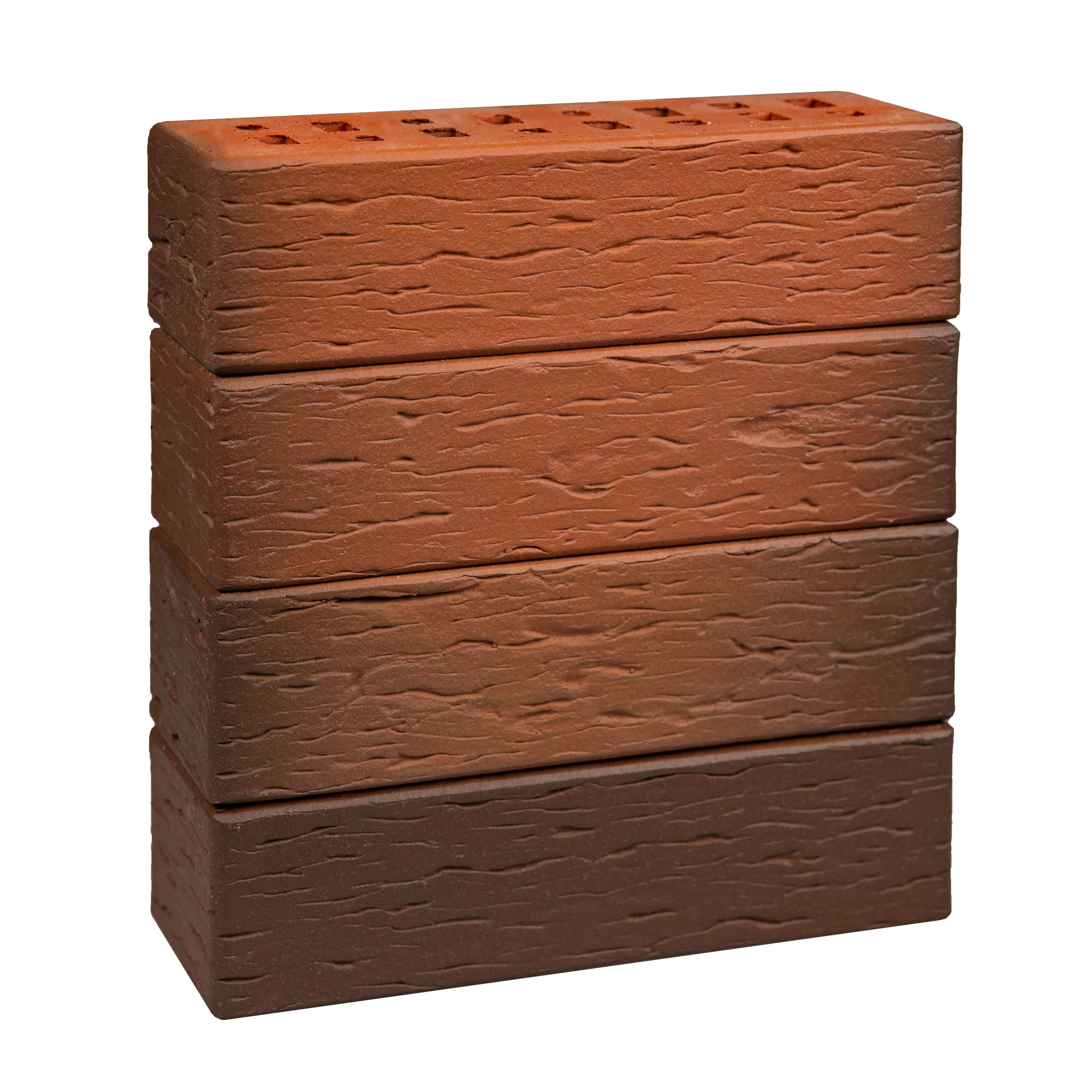 Клинкер фасадный ЛСР 0,71 НФ красный флешинг "Ноттингем" береста – купить по низкой цене в Екатеринбурге в интернет-магазине Стройснаб Клинкер фасадный ЛСР 0,71 НФ красный флешинг "Ноттингем" береста в Екатеринбурге