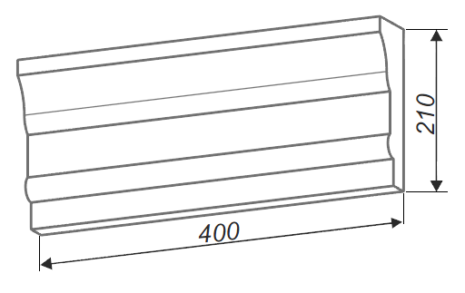 Карниз прямой арт. АК3 в Екатеринбурге