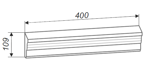 Карниз прямой арт. АК2 в Екатеринбурге