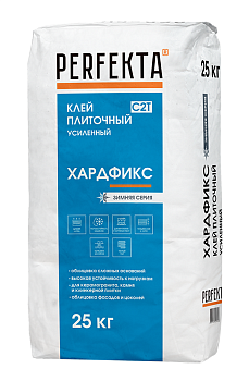 PERFEKTA Клей плиточный Хардфикс Зимняя серия, 25 кг – купить по низкой цене в Екатеринбурге в интернет-магазине Стройснаб PERFEKTA Клей плиточный Хардфикс Зимняя серия, 25 кг