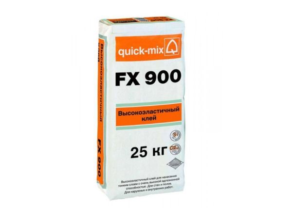 Квик микс (Quick-mix) FX 900 Высокоэластичный клей, 25 кг