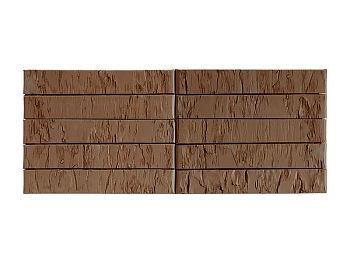 Кирпич керамический лицевой ЖКЗ тёмно-коричневый скала ригельный в Екатеринбурге