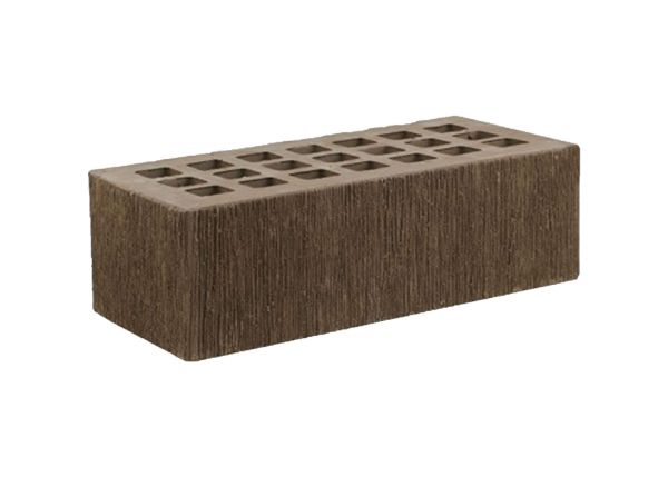 Кирпич керамический лицевой ЖКЗ тёмно-коричневый бархат 1,4 НФ в Екатеринбурге