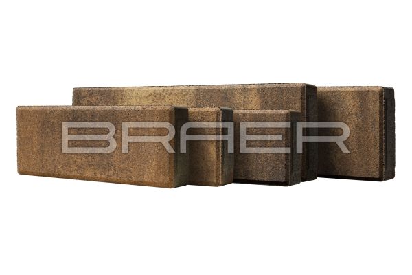 Тротуарная плитка BRAER Домино (Каштан) Тротуарная плитка BRAER Домино (Каштан)