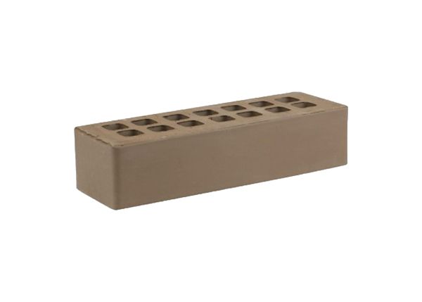 Кирпич керамический лицевой ЖКЗ тёмно-коричневый гладкий 0,7 НФ в Екатеринбурге