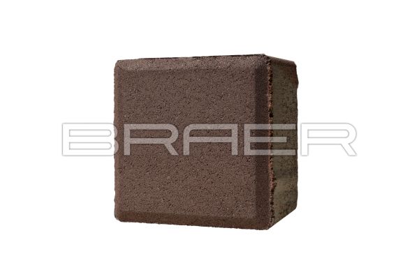 Тротуарная плитка BRAER Лувр (Коричневый 100х100) Тротуарная плитка BRAER Лувр (Коричневый 100х100)
