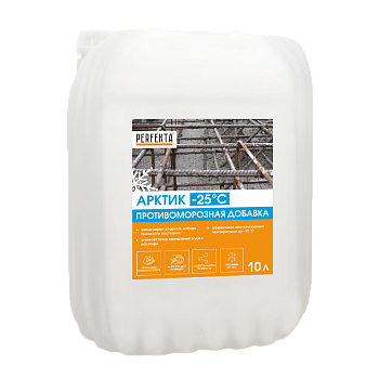 PERFEKTA Противоморозная добавка в строительные растворы и бетон Арктик -25С, 10 л