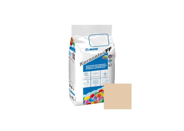 Затирка швов Mapei Keracolor FF №132 5кг Бежевый 2000