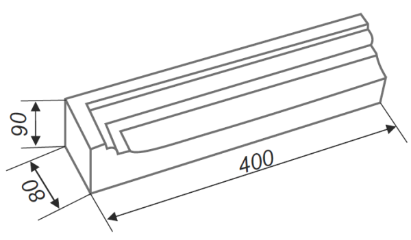 Наличник угловой левый арт. АН1-Л в Екатеринбурге