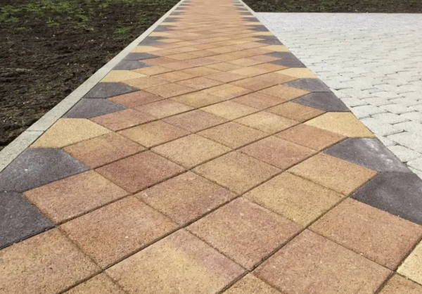 Тротуарная плитка Поревит Колормикс гладкий "КВАДРАТ" Б.1.К.6 в Екатеринбурге