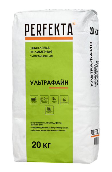 PERFEKTA Шпаклевка полимерная суперфинишная Ультрафайн, 20 кг