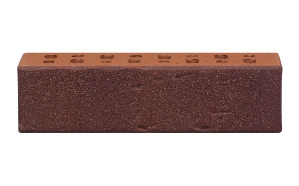 Клинкер фасадный ЛСР 0,71 НФ темно-красный с бордовым песком "Порту" винтаж  в Екатеринбурге