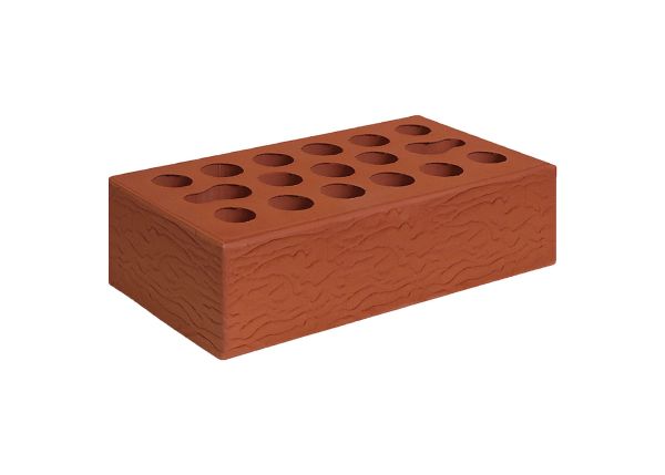 Кирпич керамический Керма одинарный Красный рустик в Екатеринбурге