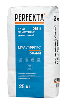 PERFEKTA Клей плиточный Мультификс Белый, 25 кг – купить по низкой цене в Екатеринбурге в интернет-магазине Стройснаб PERFEKTA Клей плиточный Мультификс Белый, 25 кг