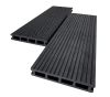 Террасная доска AIWOOD 140*22 брашированная двусторонняя (текстура 3D+3D), Антраци – купить по низкой цене в Екатеринбурге в интернет-магазине Стройснаб Террасная доска AIWOOD 140*22 брашированная двусторонняя (текстура 3D+3D), Антраци