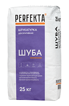 PERFEKTA Штукатурка декоративная Шуба 2 мм, 25 кг