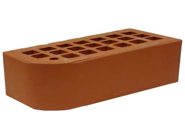 Кирпич керамический лицевой ЖКЗ красный гладкий КФ-2 фигурный 1 НФ в Екатеринбурге