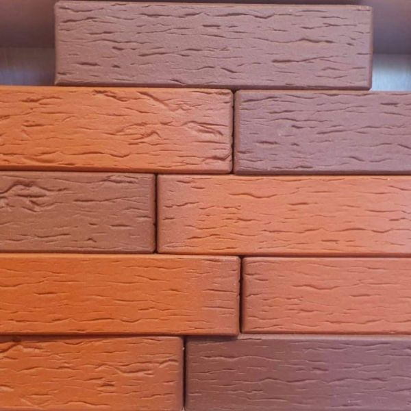 Клинкер фасадный ЛСР 0,71 НФ красный флешинг "Ноттингем" береста в Екатеринбурге
