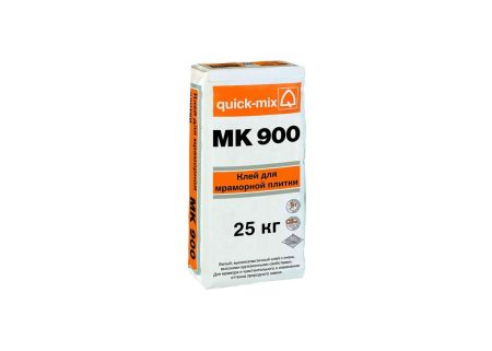 Квик микс (Quick-mix) MK 900 Клей для мраморной плитки, белый, 25 кг
