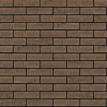 Кирпич керамический лицевой ЖКЗ тёмно-коричневый скала 1,4 НФ в Екатеринбурге