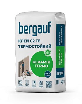 Клей усиленный для керамической плитки Bergauf Keramik Termo, 25 кг – купить по низкой цене в Екатеринбурге в интернет-магазине Стройснаб Клей усиленный для керамической плитки Bergauf Keramik Termo, 25 кг