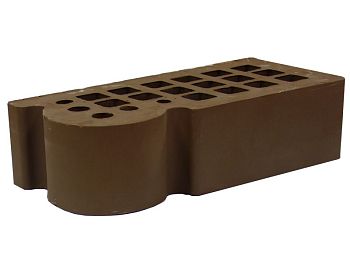 Кирпич керамический лицевой ЖКЗ темно-коричневый гладкий КФ-3 фигурный 1,4 НФ – купить по низкой цене в Екатеринбурге в интернет-магазине Стройснаб Кирпич керамический лицевой ЖКЗ темно-коричневый гладкий КФ-3 фигурный 1,4 НФ в Екатеринбурге