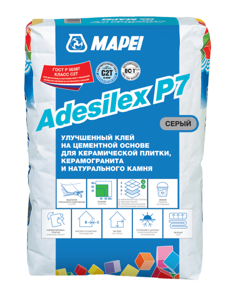 Клей для плитки Mapei Adesilex P7