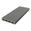 Террасная доска AIWOOD 140*22 брашированная двусторонняя (текстура 3D+3D), Серый 