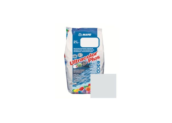 Затирка швов Mapei Ultracolor Plus №111 2кг Светло-серый