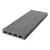 Террасная доска AIWOOD 140*22 брашированная двусторонняя (текстура 3D+3D), Серый 